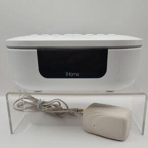 iHome UV-C Sanitizer with Bluetooth Speaker and Dual USB Charging Model iUVBT1